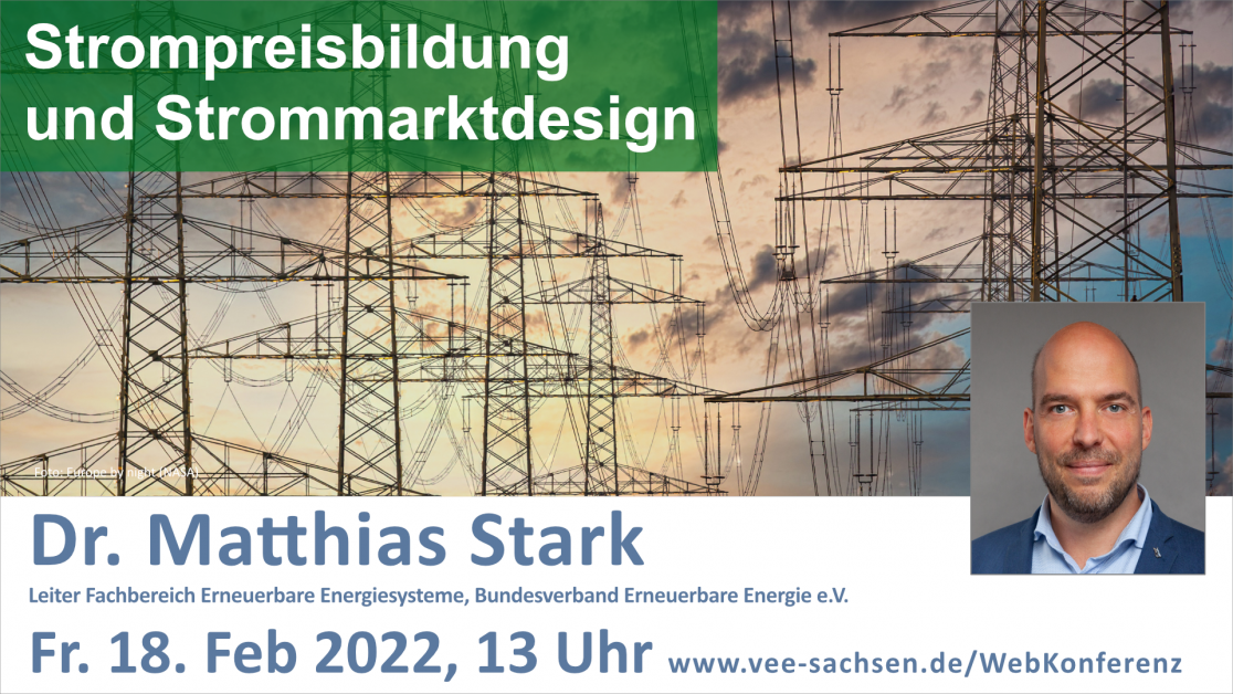 Strompreisbildung und Strommarktdesign | #WebKonferenz | Freitag, 18. Feburar 2022, 13 Uhr