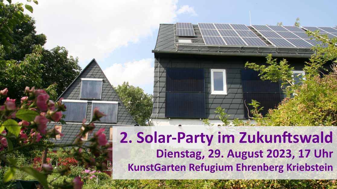 Solar-Party im Zukunftswald