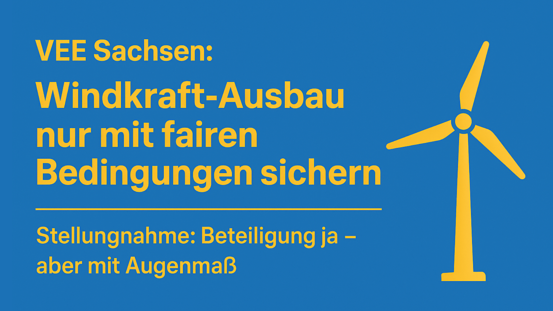 Sachsen droht Wettbewerbsnachteil bei Erneuerbaren