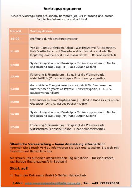 Wärmepumpentag 2025 Vorträge am 24.10.2025