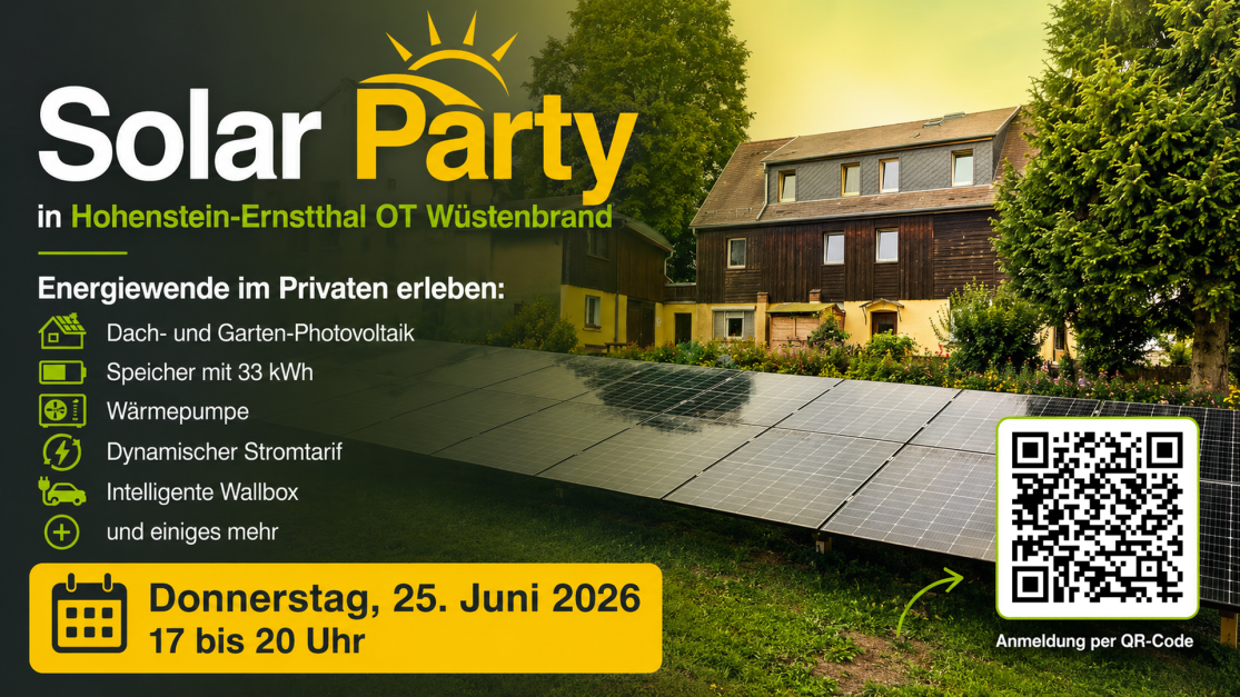 Bild Solar Party in Hohenstein-Ernsthal OT Wüstenbrand