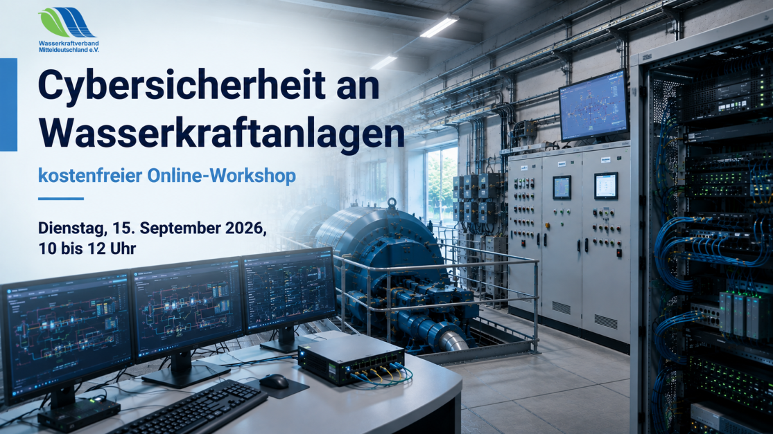 Cybersicherheit an Wasserkraftanlagen