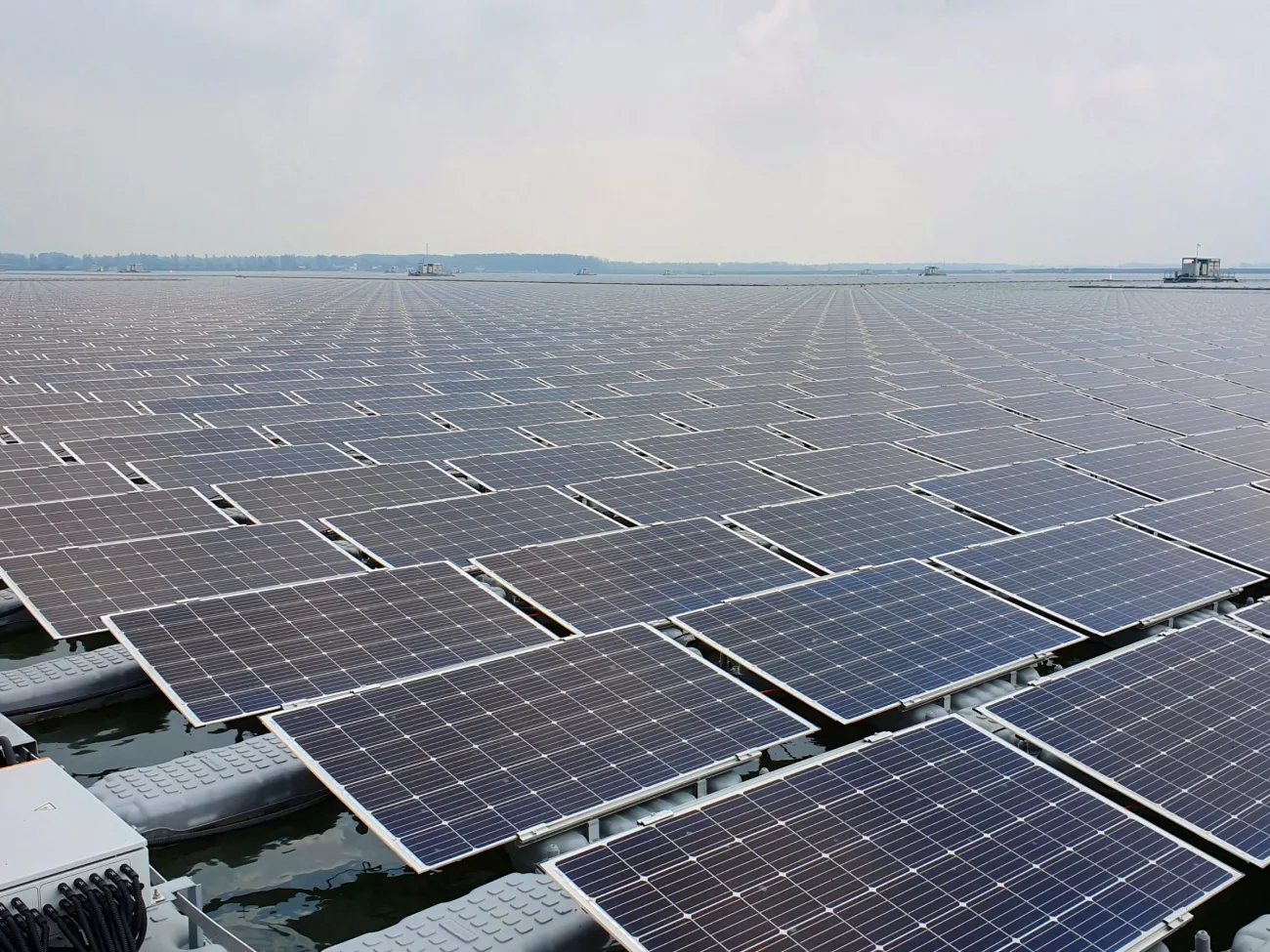 Schwimmende Solaranlage (Floating-PV) in China